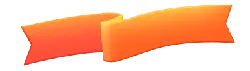 Gradient Orange Ribbon - gradient color - No Watermark PNG