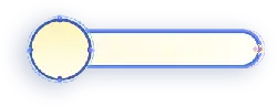 Blue Rounded Rectangle Button - interaction - No Watermark PNG