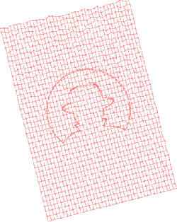Red Grid Pattern - geometric - PNG Images