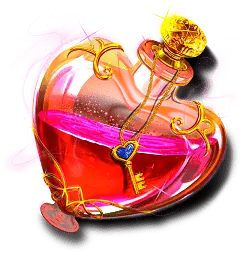 Heart-shaped Potion Bottle - heart shape - PNG Images