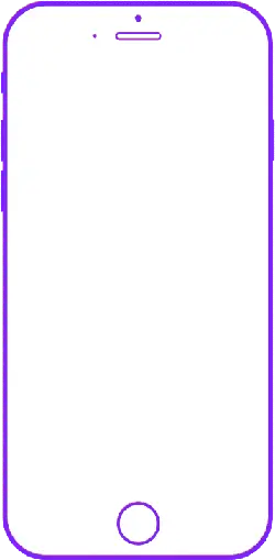 Purple Phone - apple - High Resolution PNG