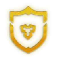 Gold Shield Logo - shield - No Background PNG