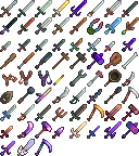 Colorful Weapon Patterns - weapon - Transparent Layer PNG