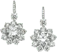 Diamond Earrings - High Quality PNG
