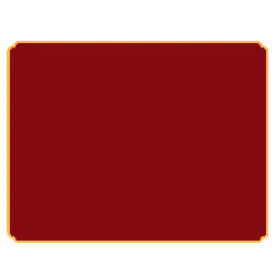 Red Rectangle Frame - minimalist - PNG