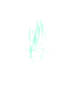 Green Light Beams - art - PNG