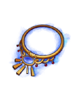 Blue Gem Necklace - necklace - PNG