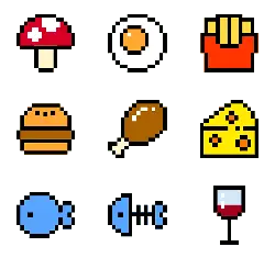 Mushroom - pixel art - game element - No Watermark PNG