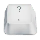 Question Mark Key - keyboard - Lossless PNG