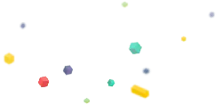 Colorful Hexagons - abstract - High Resolution PNG