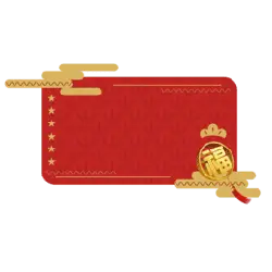 Red Envelope - gold - Designer's Pick PNG