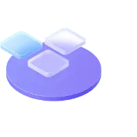 Blue Cubes - modern art - tech feel - Free Download PNG