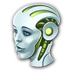 Robot Head - mechanical - No Background PNG