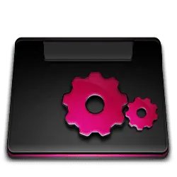 Settings Folder - gear - PNG