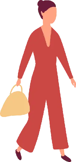 Woman in Red Dress - handbag - fashion - Lossless PNG