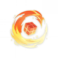 Fire Cube - magic - PNG