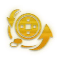 Golden Gear Logo - technology - Transparent Background PNG