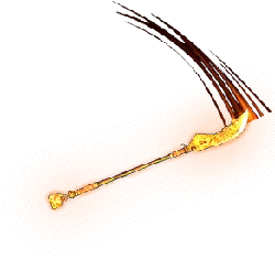 Golden Scythe - magic - Transparent Background PNG