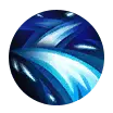 Blue Energy Sphere - circular - Free PNG