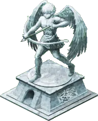 Angel Statue - combat pose - PNG Images