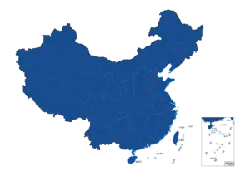 Map of China - High Resolution PNG