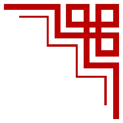 Red Geometric Pattern - design element - PNG Images