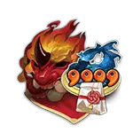 Fire Dragon and Ice Dragon - game character - No Background PNG