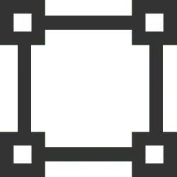 Black Geometric Pattern - Transparent Background PNG