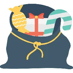 Christmas Gift Bag - Designer Recommended PNG
