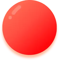 Red Sphere - bright - Lossless PNG