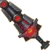 Mechanical Sword - red eyes - Transparent Background PNG