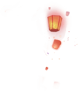 Lantern - PNG - flying