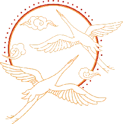 Crane and Clouds - luck - Free Download PNG