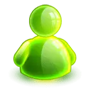 Green Person Icon - avatar - Transparent Layer PNG