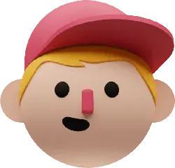 Cartoon Character with Hat - simple style - Free Download PNG
