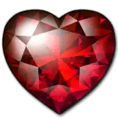 Ruby Heart Diamond - Trending PNG