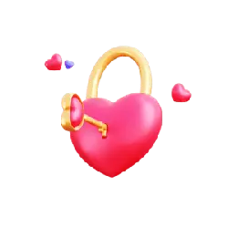 Heart Lock and Key - heart - High Resolution PNG