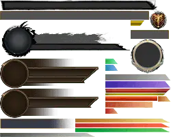 Game Interface Elements - progress bar - badge - PNG Images