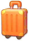 Suitcase - orange - Transparent Layer PNG