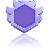 Purple Shield Badge - logo - No Background PNG