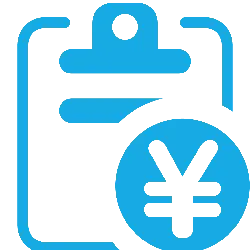 Clipboard and Yen Symbol - document - Transparent Background PNG