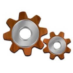 Gear - wooden - transmission - PNG