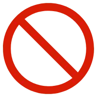 Prohibition Sign - safety - prohibition - Lossless PNG