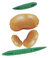 Pea and Potato - food - Free PNG