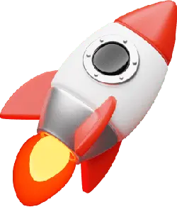 Cartoon Rocket - flying vehicle - High Resolution PNG