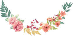 Flower Wreath - pink - PNG