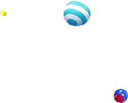 Colorful Spheres Combination - red - Free PNG