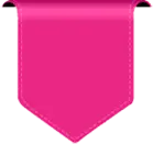 Pink Flag - sign - High Resolution PNG