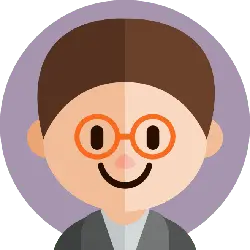 Cartoon Character with Glasses - simple style - No Watermark PNG