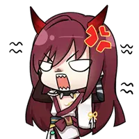Purple-haired Demon Girl - Designer's Pick PNG